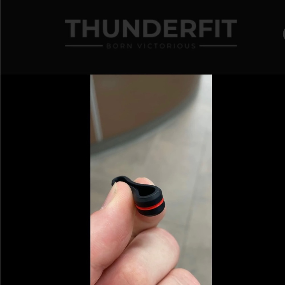 ThunderFit Silicone Wedding Rings 4 pack men size 13